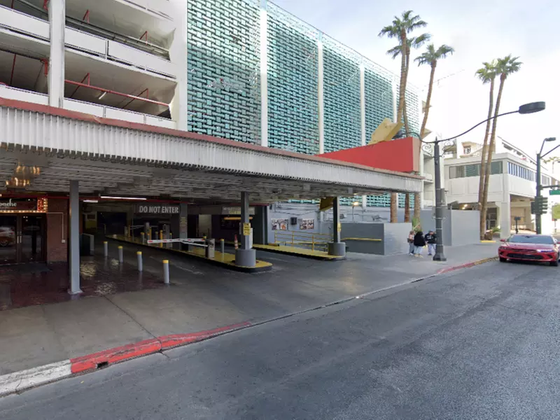 Parking at Binion's Hotel Garage