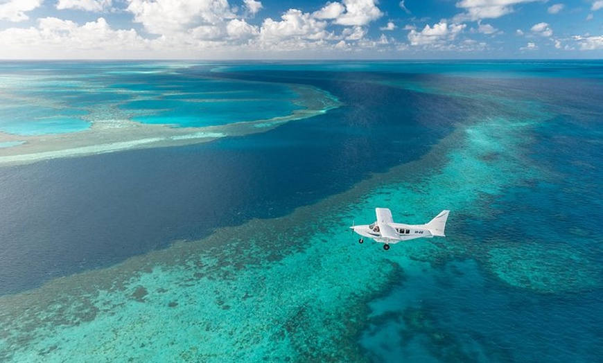 Image 6: Scenic Flight over Heart Reef, Whitehaven Beach, Hill Inlet, GBR