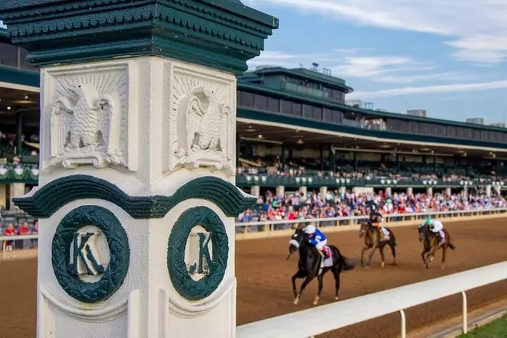 B&C horseback riding in nature and Keeneland racetrack.
