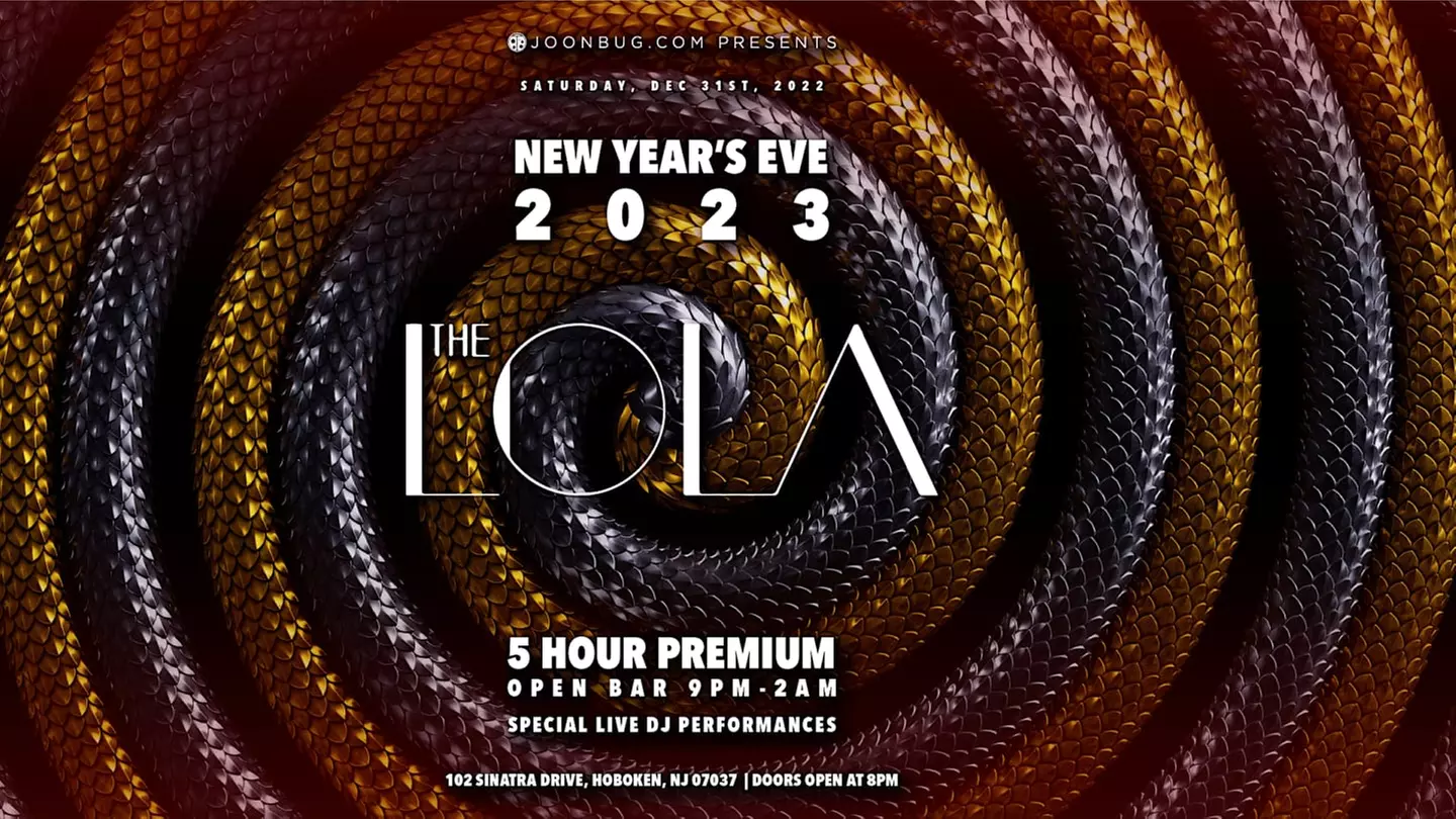 Lola New Year's Eve Party 2023 - Saturday, Dec 31, 2022 / 8:00pm - Primary Image