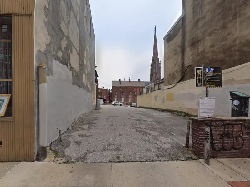 Parking at 821 N. Howard St. Lot