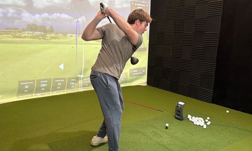 Image 1: $37.50 For 1 Hour Practice/Play Indoor Golf (Reg. $75)