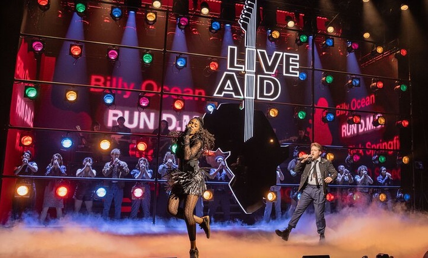Image 2: Just for One Day The Live Aid Musical with Pre Theatre Dinner