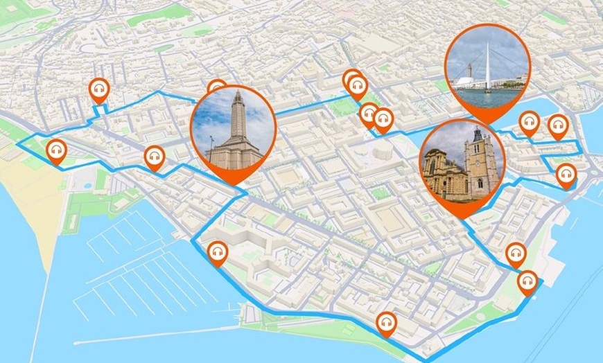 Image 2: Le Havre Visite audioguidée à pied 2h30 et 18 commentaires audios
