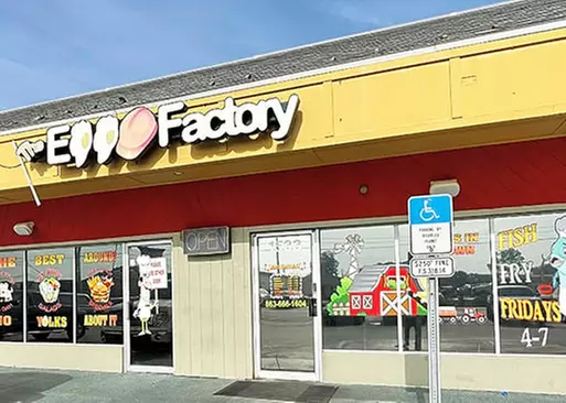 5% Cash Back at The Egg Factory