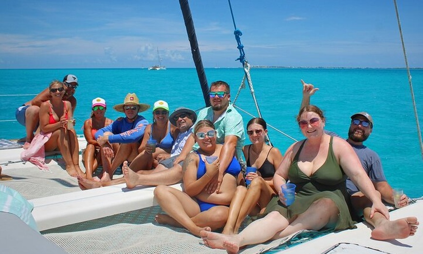 Image 10: Luxury Catamaran to Isla Mujeres All Inclusive Open Bar Buffet
