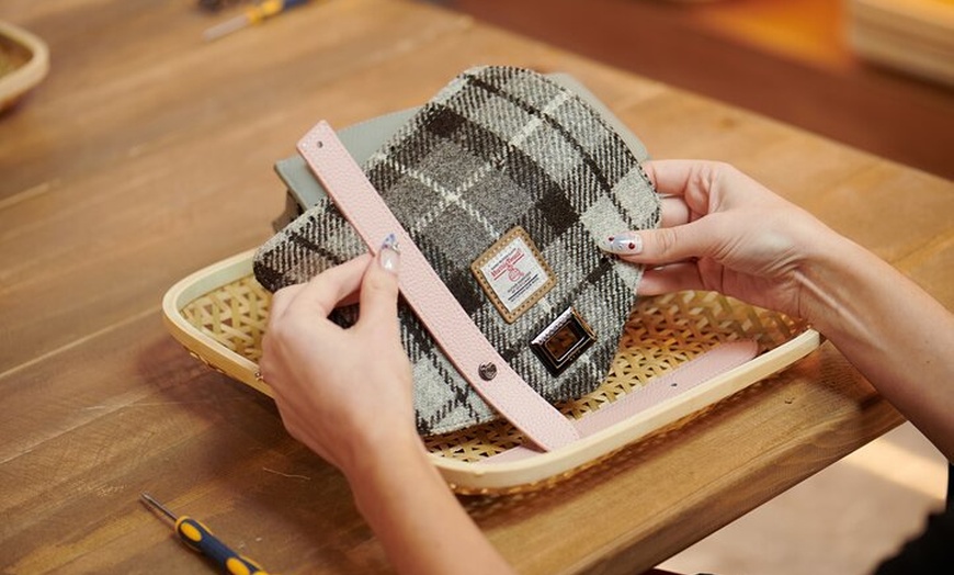 Image 2: Islander Harris Tweed Mini Satchel Workshop