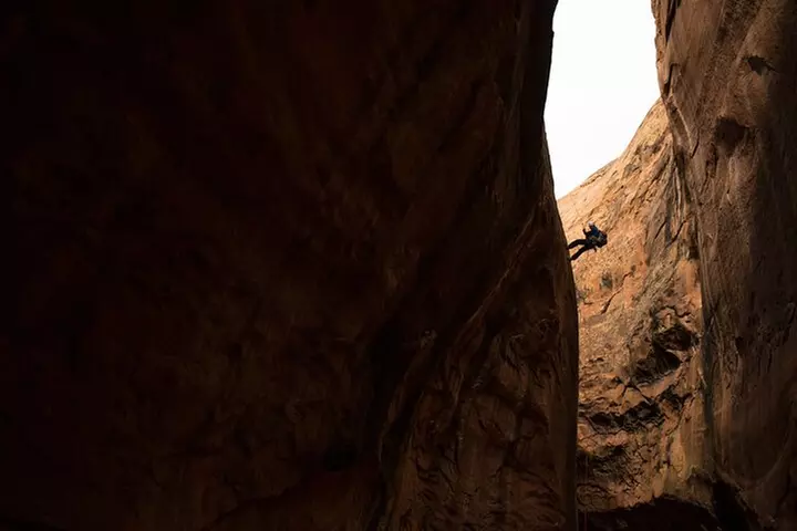 Moab Robber's Roost Canyoneering Adventure - Second Medium