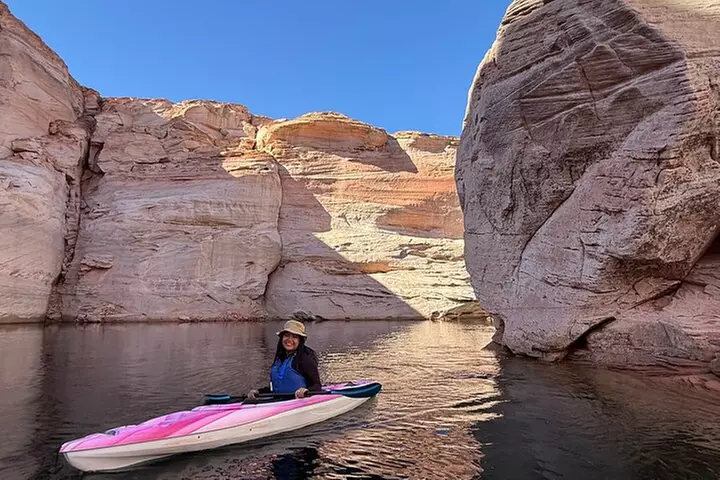Kayak Antelope Canyon and hike, at Lake Powell
