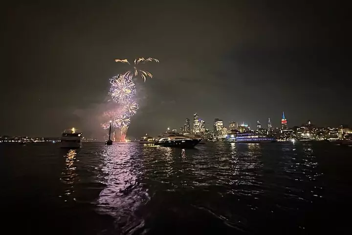 NYC: July 4 Macys Fireworks Cruise over Statue of Liberty