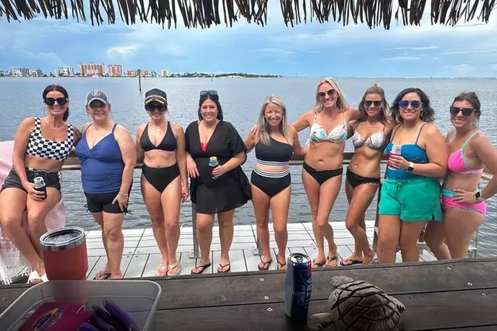 Private 90 Minute Tiki Boat Tour on Fort Myers Beach - Primary Image