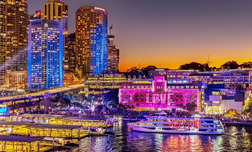 Image 2: Vivid Sydney Lights and Fireworks Sightseeing Cruise