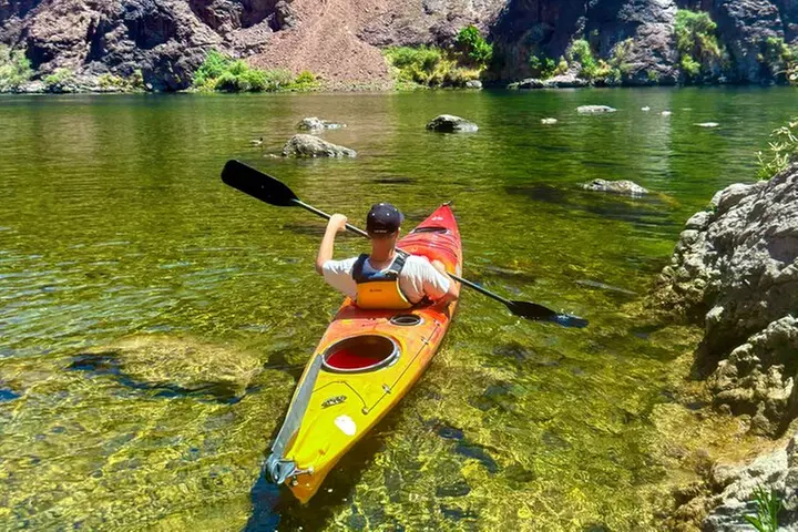 Hoover Dam Kayaking Trip, 6 Hot Springs, 6 Caves, 4 Waterfalls