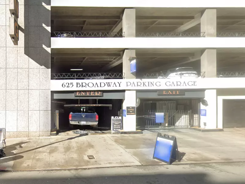 Parking at 625 Broadway Garage