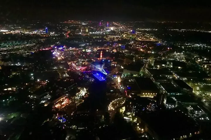 Private Helicopter After-hours 48 Miles Tour Theme Parks&Downtown