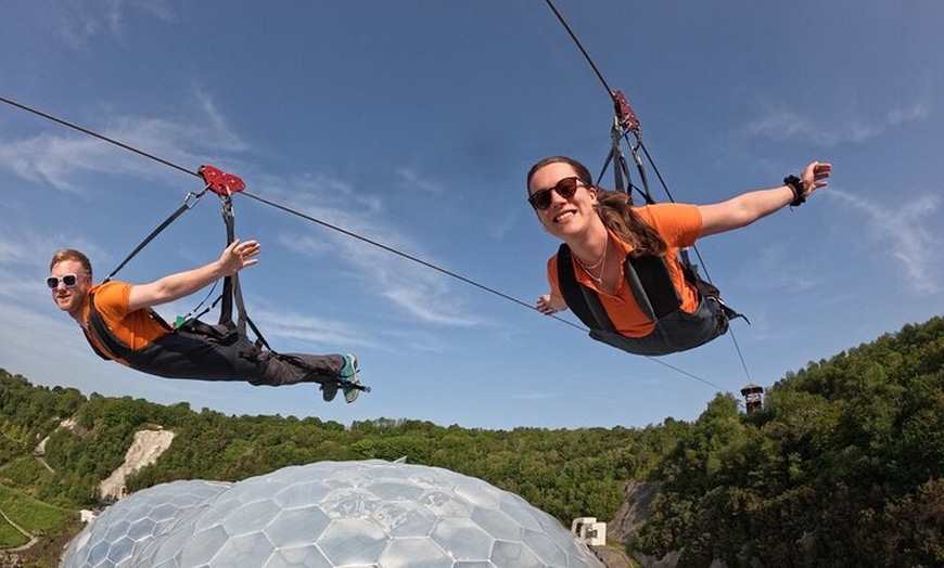 Image 6: England's Fastest Zipline at the Eden Project