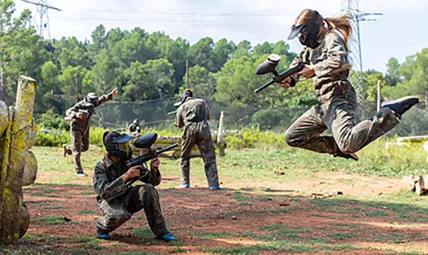 $50 For A Paintball Package #1 For 2 People-Includes Admission, Air...