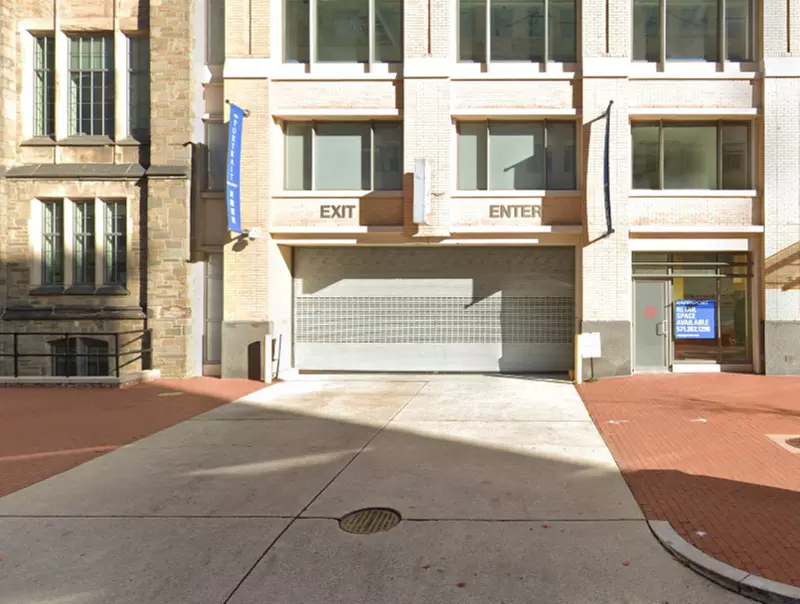 Parking at 701 8th St. NW. Garage