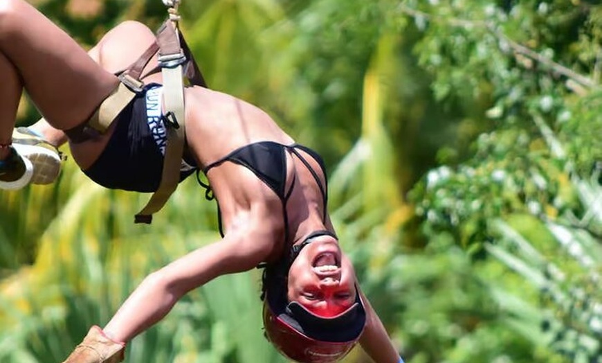 Image 11: Half-Day Jungle Adventure ATVs, Ziplines and Cenote Swim
