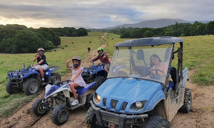 Image 1: Horse and Quad bike tour with a visit to a Petting Zoo