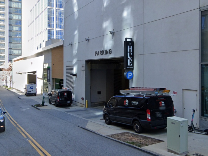 Parking at The Hue Midtown Garage