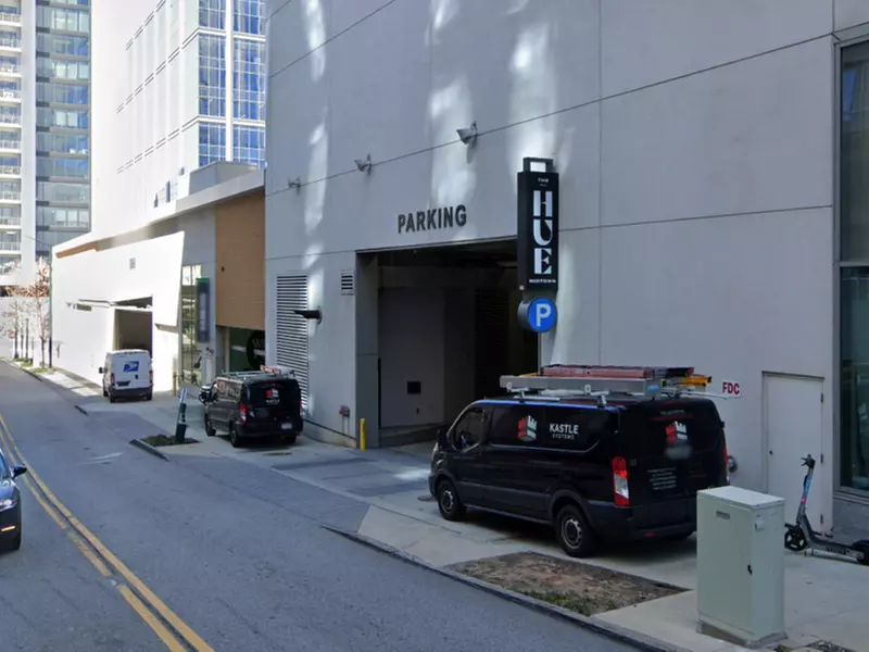 Parking at The Hue Midtown Garage