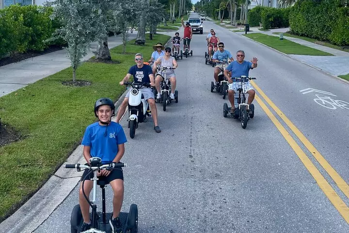 Private Trike and Moped Tour of Downtown Naples Florida