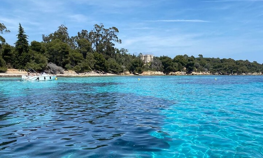 Image 1: Private Boat Tour to Lérins Islands from Cannes Luxury Experience
