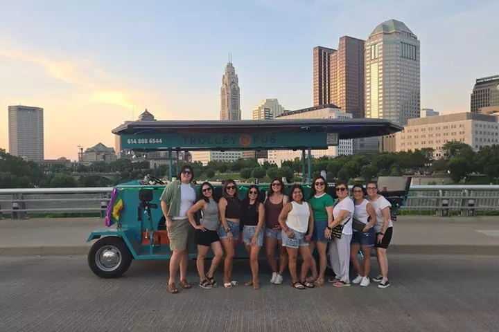 Explore Columbus on The Trolley Pub