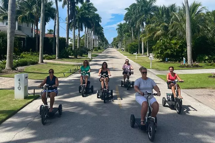 Private Trike and Moped Tour of Downtown Naples Florida