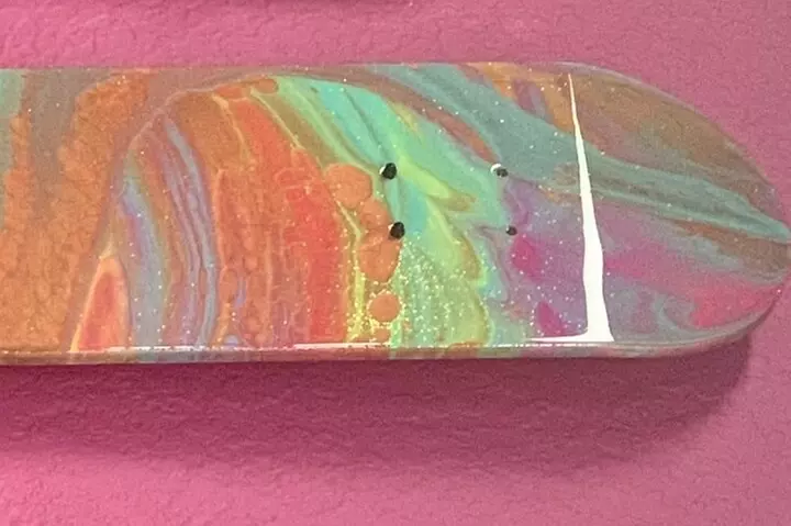 Fluid Art Skateboard Experience - Primary Image