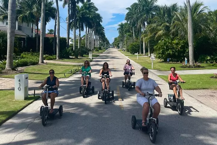 Electric Trike & Moped Tour of Downtown Naples - Fun For Everyone