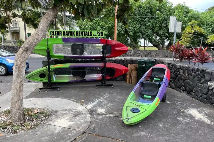 Clear Bottom Kayak Rentals in Kailua-Kona