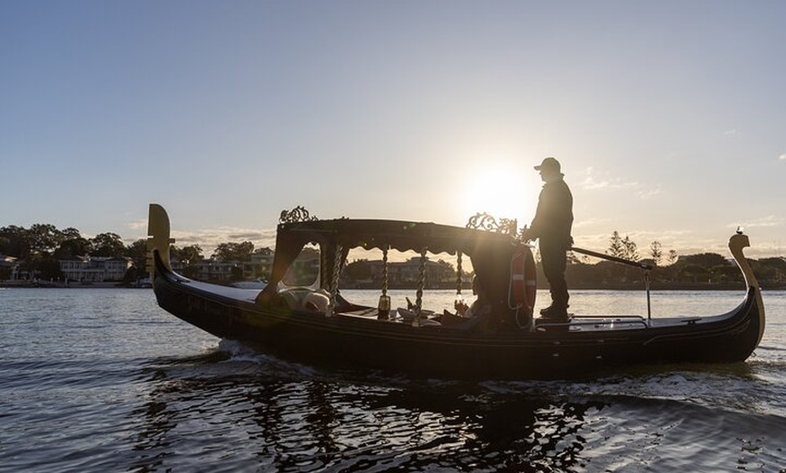 Image 2: Private, luxury Gold Coast Gondola cruise with cheese & wine