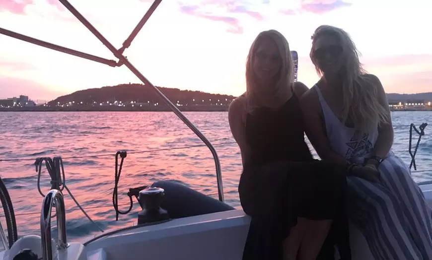Image 9: Barcelona Sunset Private Sailing & Live Spanish Guitar & open Bar