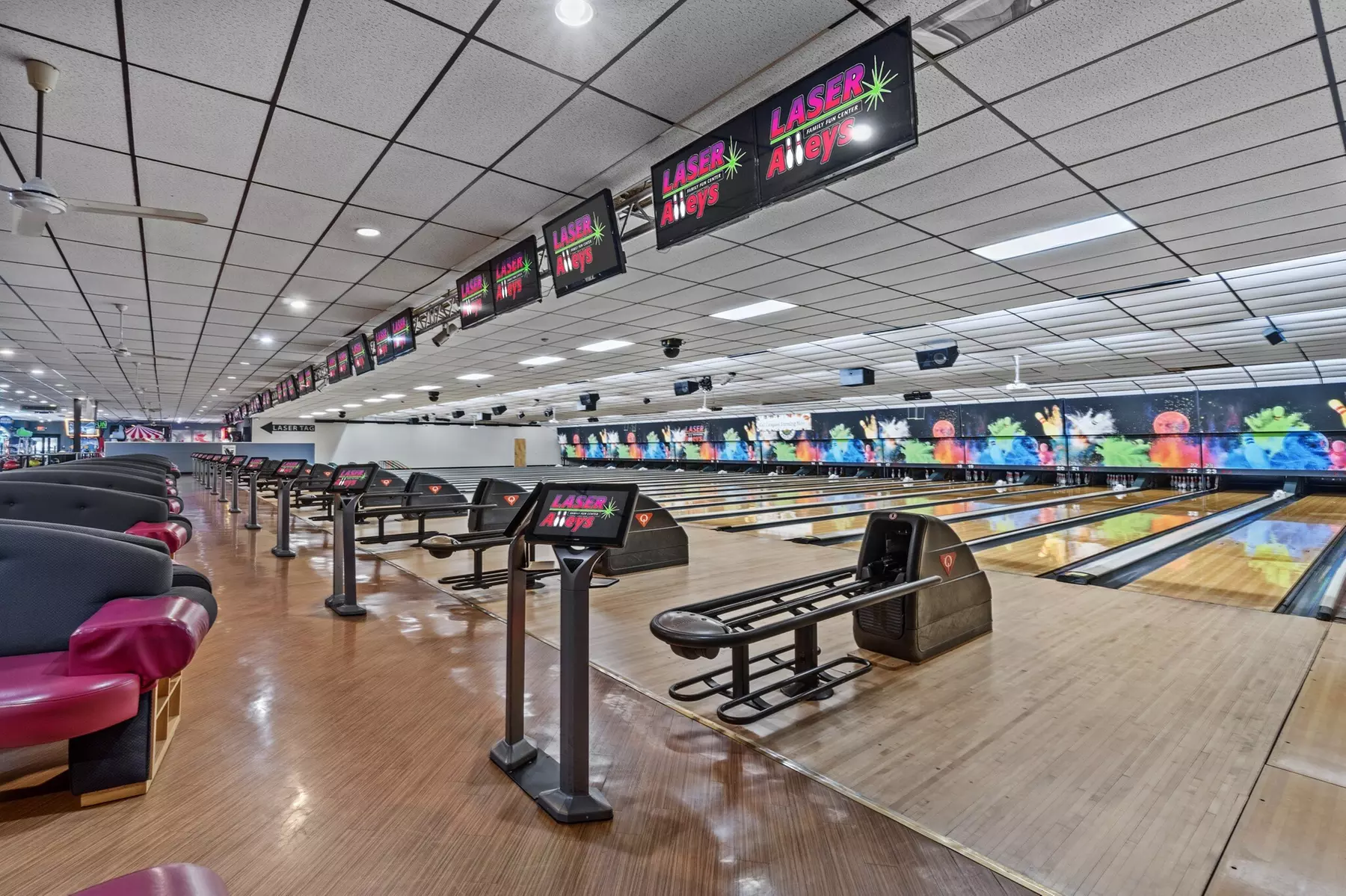 $53 For 1 Hour Of Bowling, Shoe Rental, 1 Game Of Laser Tag & $5 Ar...