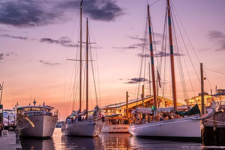 Newport Sunset Sail on Classic Sailboat