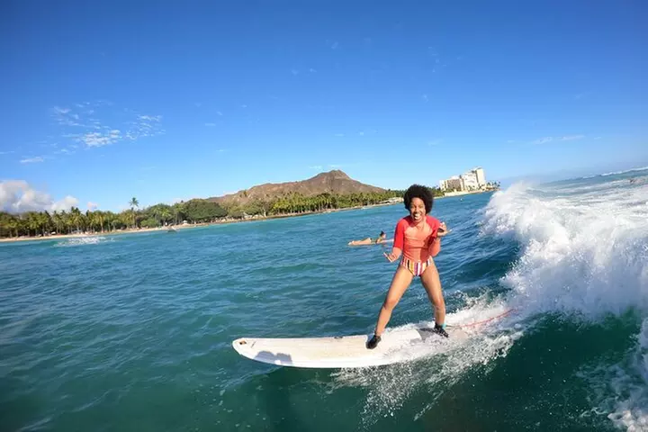Family, Private & Group Surfing Lessons, Waikiki Courtesy Shuttle