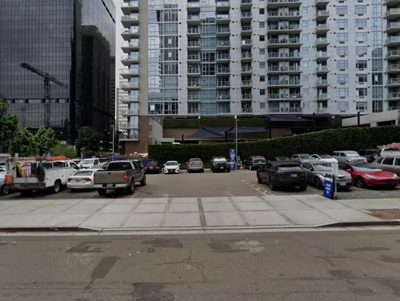 Parking at 801 B St. Lot