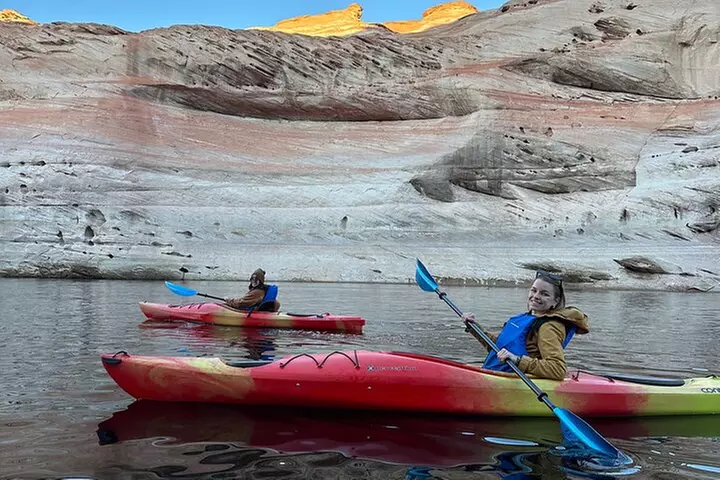 Kayak Antelope Canyon and hike, at Lake Powell
