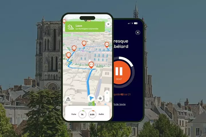 Laon Visite audioguidée à pied 1h40 et 15 commentaires audios - Primary Image