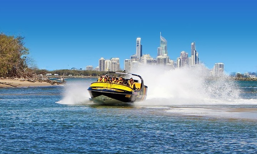 Image 1: 30min Gold Coast JetBlast Jet Boat Ride