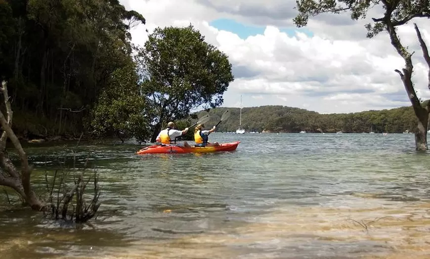 Image 1: Sydney Double Kayak Hire on Pittwater - (2) Hours on Sit on Top or ...