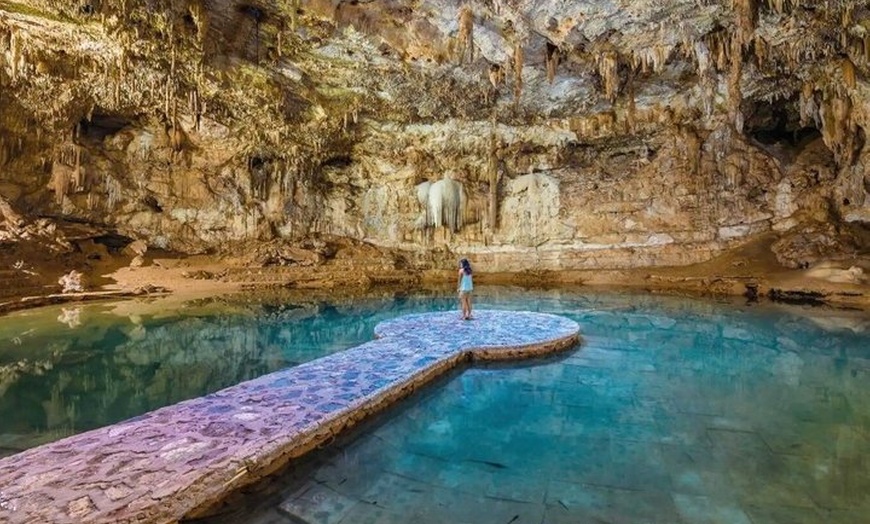 Image 3: Ancestral Cenote Suy Tun and Guided Tour of Chichen itza