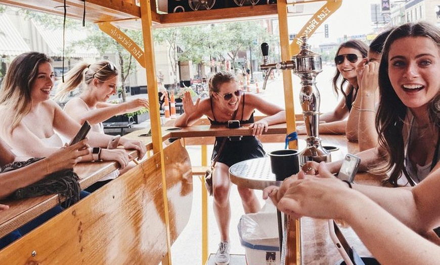Image 1: The Original Pedal Pub Tour - Individual Seats