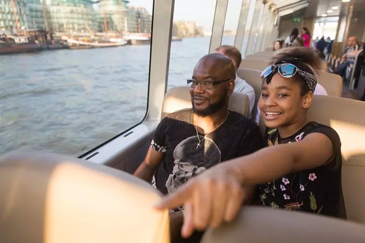 London: IFS Cable Car + Uber Boat One Way River Thames Cruise