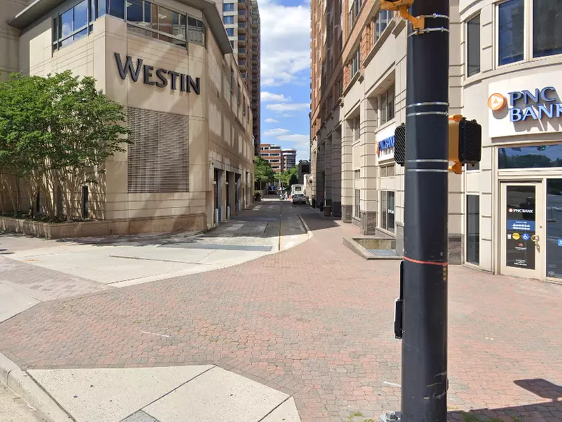 Parking at Alley Entrance - Cooperative Plaza Phase II