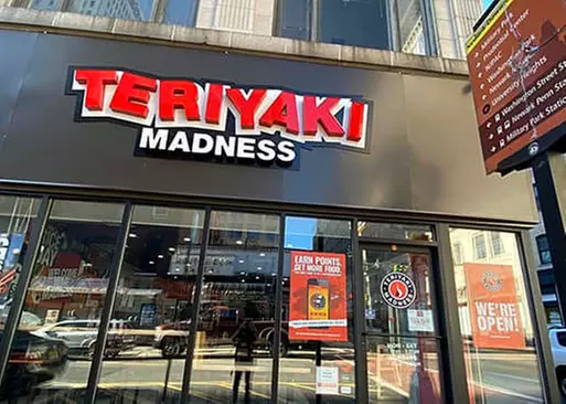5% Cash Back at Teriyaki Madness