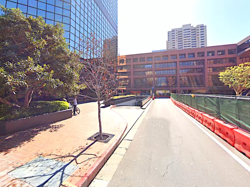 Parking at Underground Entrance - 101 West Broadway Garage - Primary Image