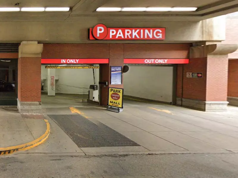 Parking at Red Garage at Circle Centre Mall - Second Medium